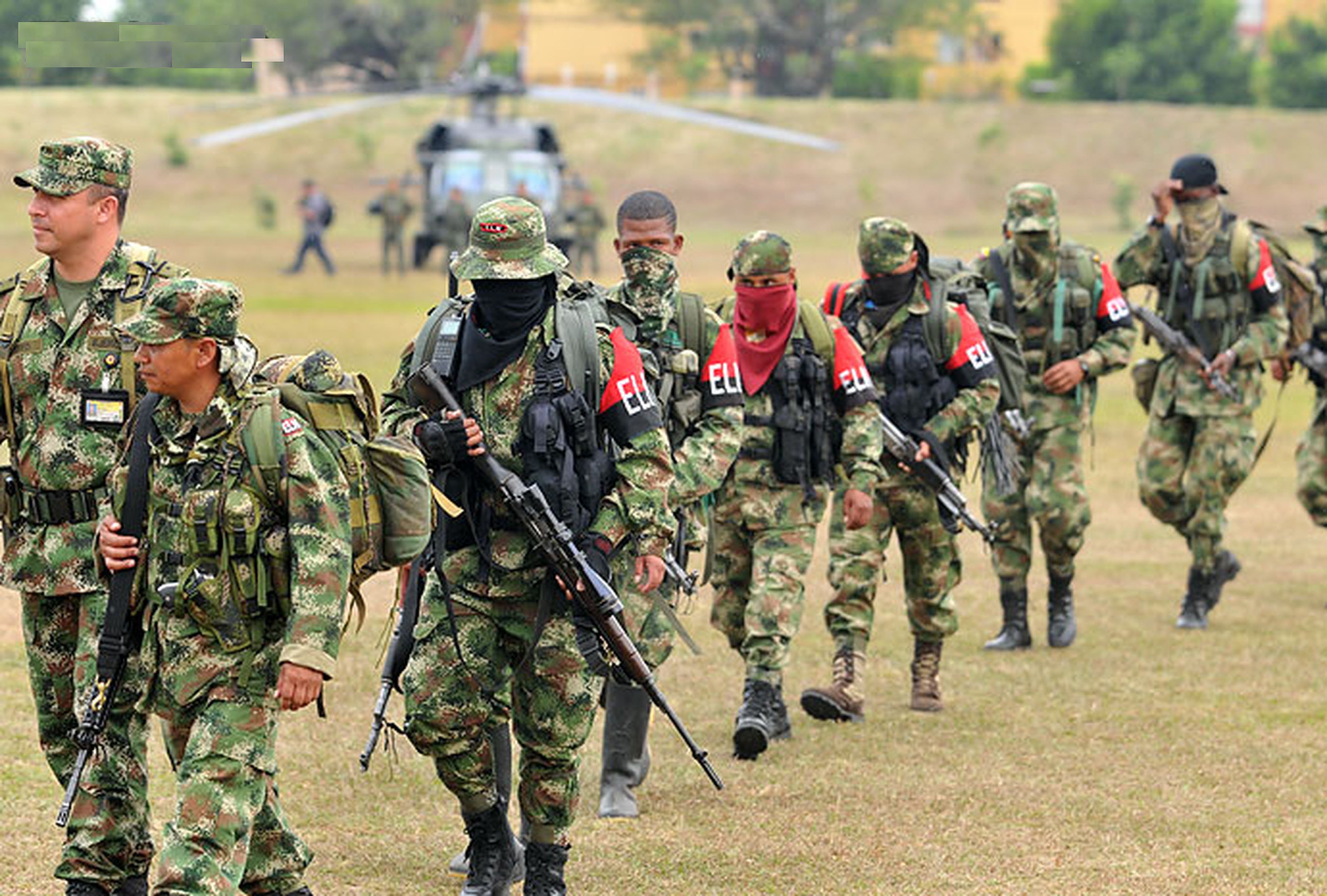 Integrantes del grupo guerrillero ELN Colombia vistazocom