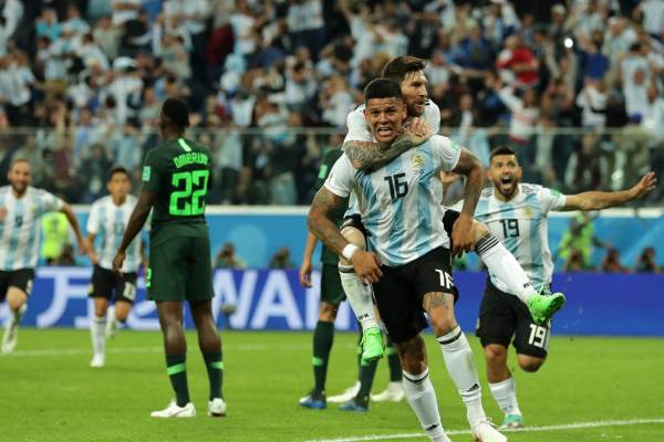 Argentina Nigeria Rusia 2018 FIFA Rojo Messi