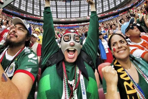mexicanos contra alemania Rusia 2018 FIFA