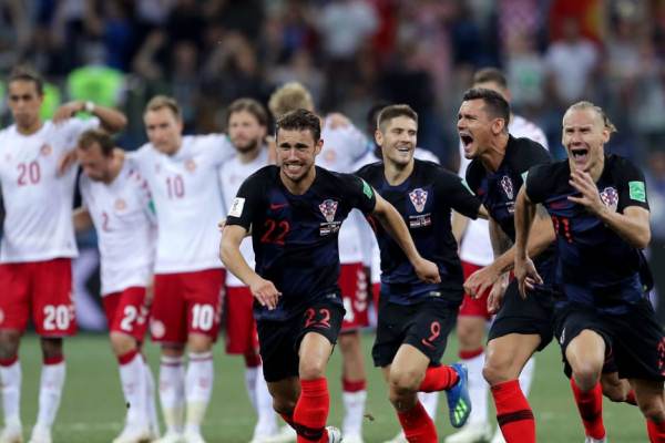 Croacia Dinamarca Rusia 2018 FIFA