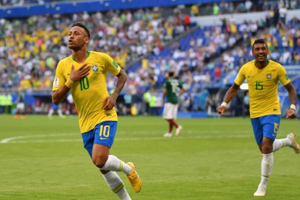 Neymar Brasil México Rusia 2018 FIFA
