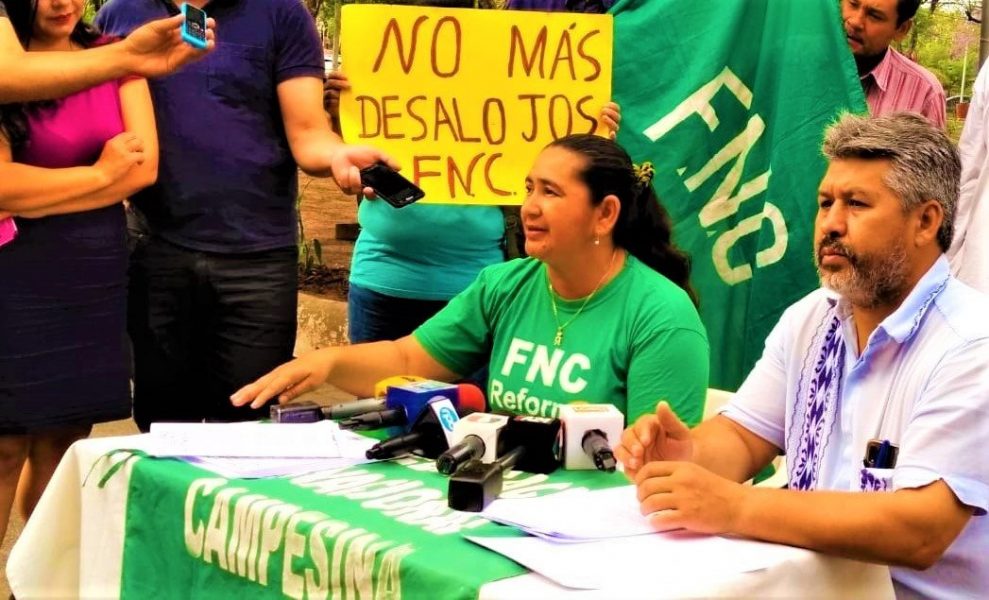referentes marcial gomez y teodolina villalba Federación Nacional Campesina FNC